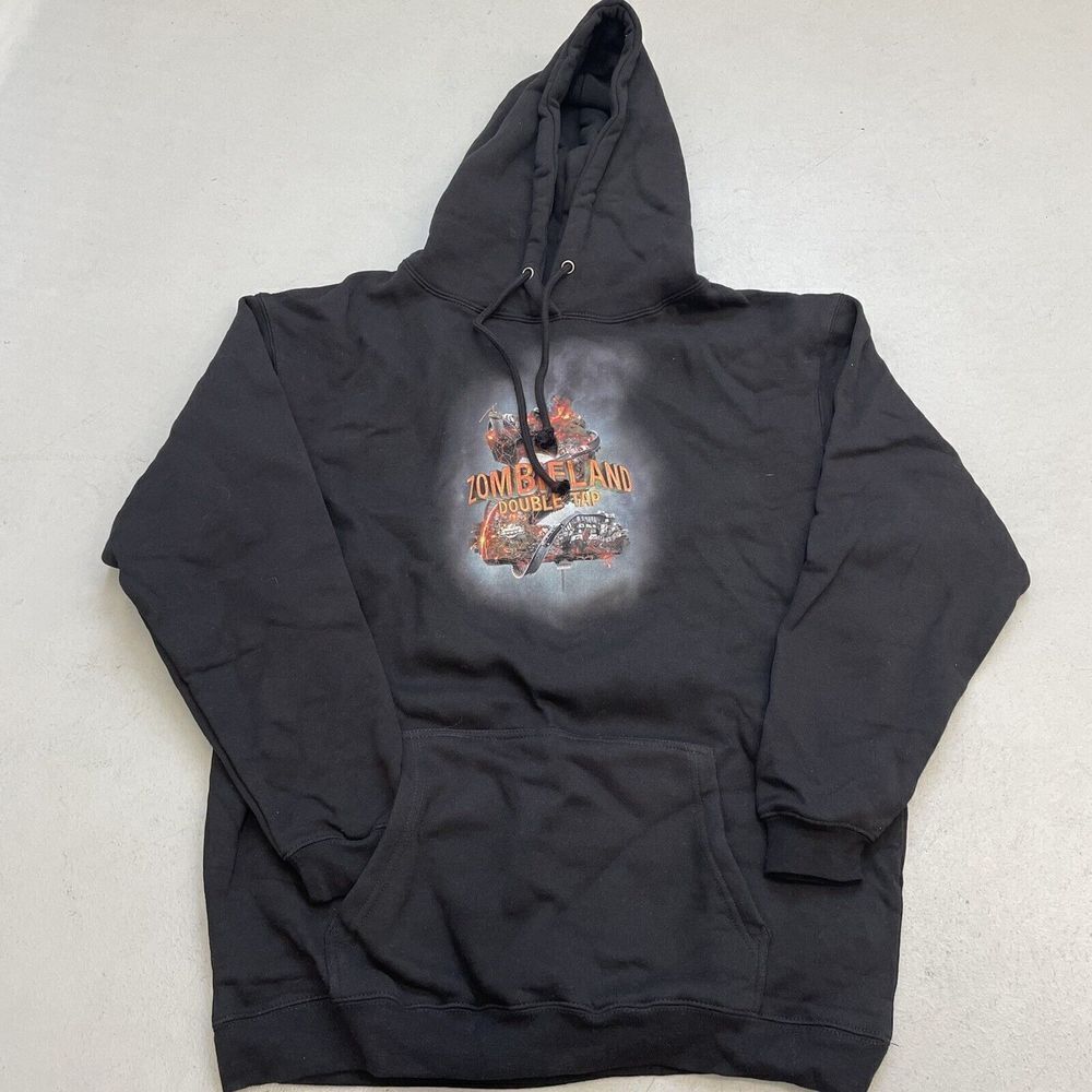 ZOMBIELAND 2 DOUBLE TAP Film Crew Industry Merch Sz M Hoodie promo Woody